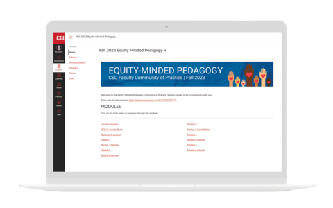 Equity Minded Pedagogy Course Homepage